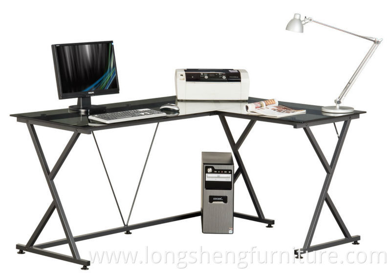 L shape computer office product table